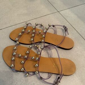 Schutz size 7.5 studded sandals fair condition